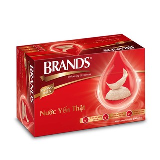 Nước yến thật Brand’s đường phèn hộp 6 hũ x 42g