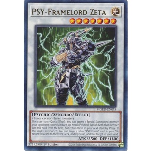 Thẻ bài Yugioh - TCG - PSY-Framelord Zeta / MGED-EN075'
