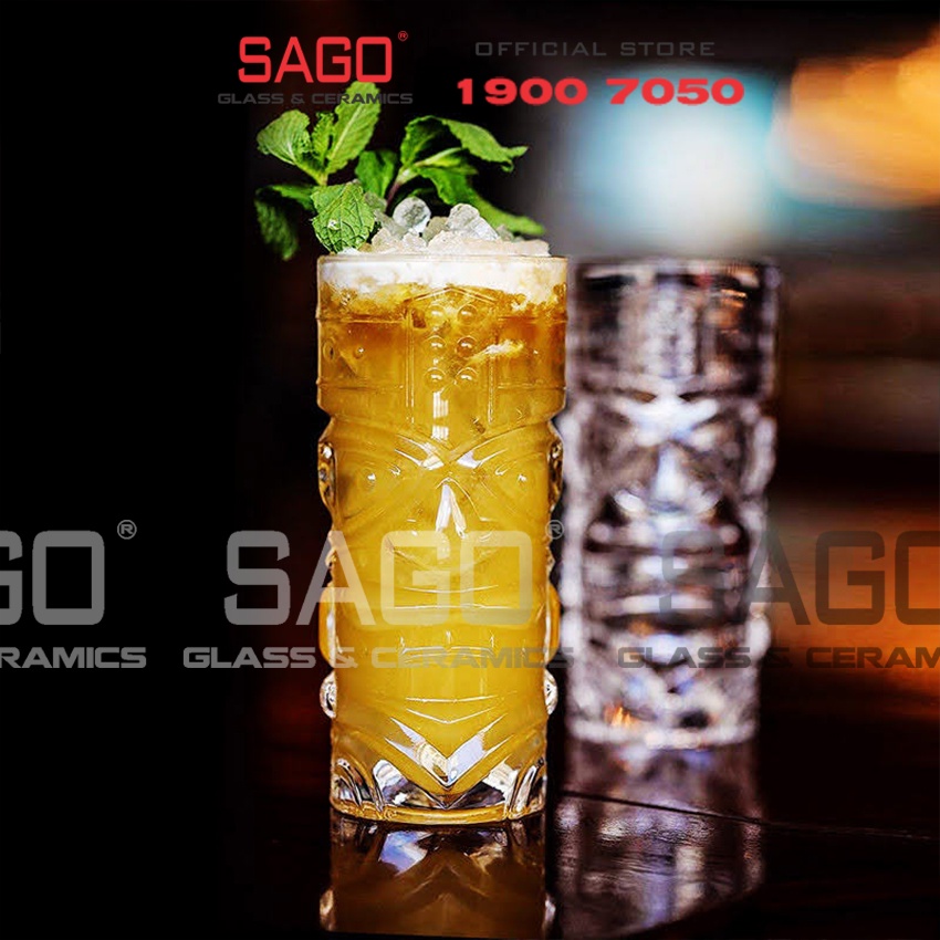 Ly Thủy Tinh , Cốc Thủy Tinh Thổ Dân 490ml | Thủy tinh Cao Cấp
