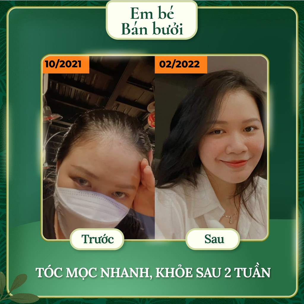 Combo Dầu Gội và Tinh Dầu Bưởi Xanh Lamei