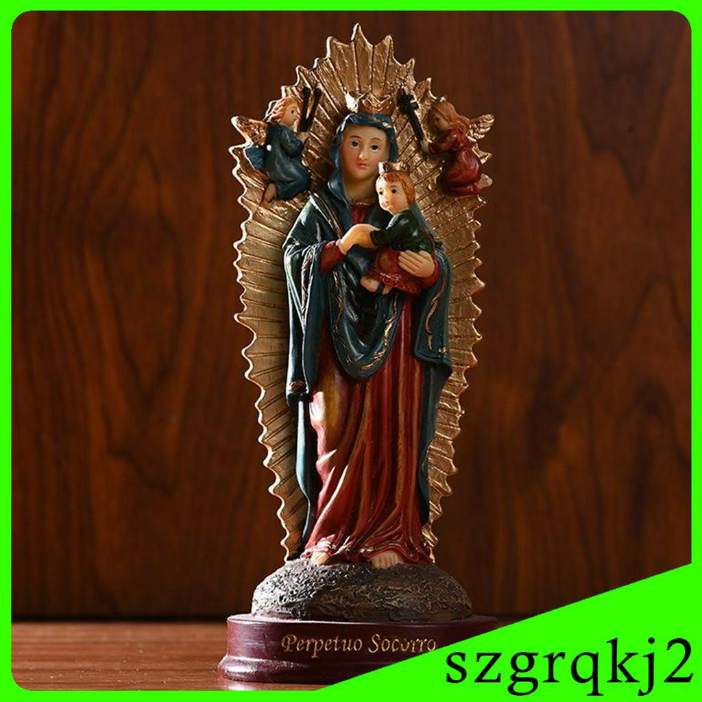 Tượng Điêu Khắc Thủ Công 6 in Hình Nữ Đức Mẹ Mary