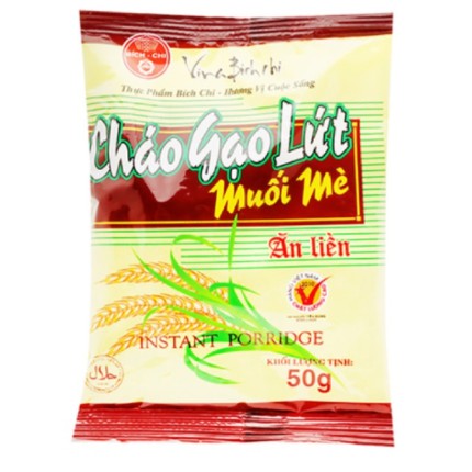 Cháo Gạo lứt muối mè Bích Chi - 50g