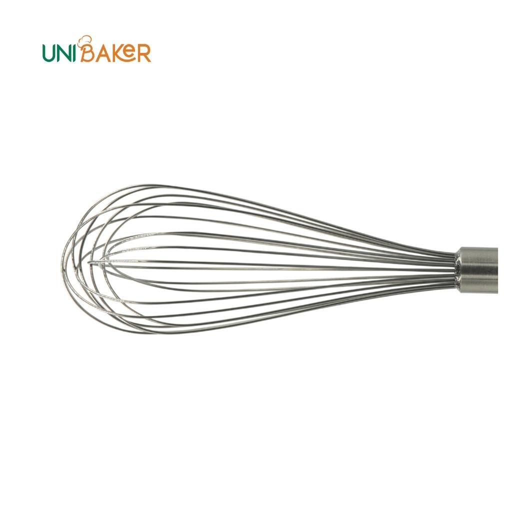 Phới Lồng Inox Cán Silicon 32 cm Unibaker Hàng Đẹp