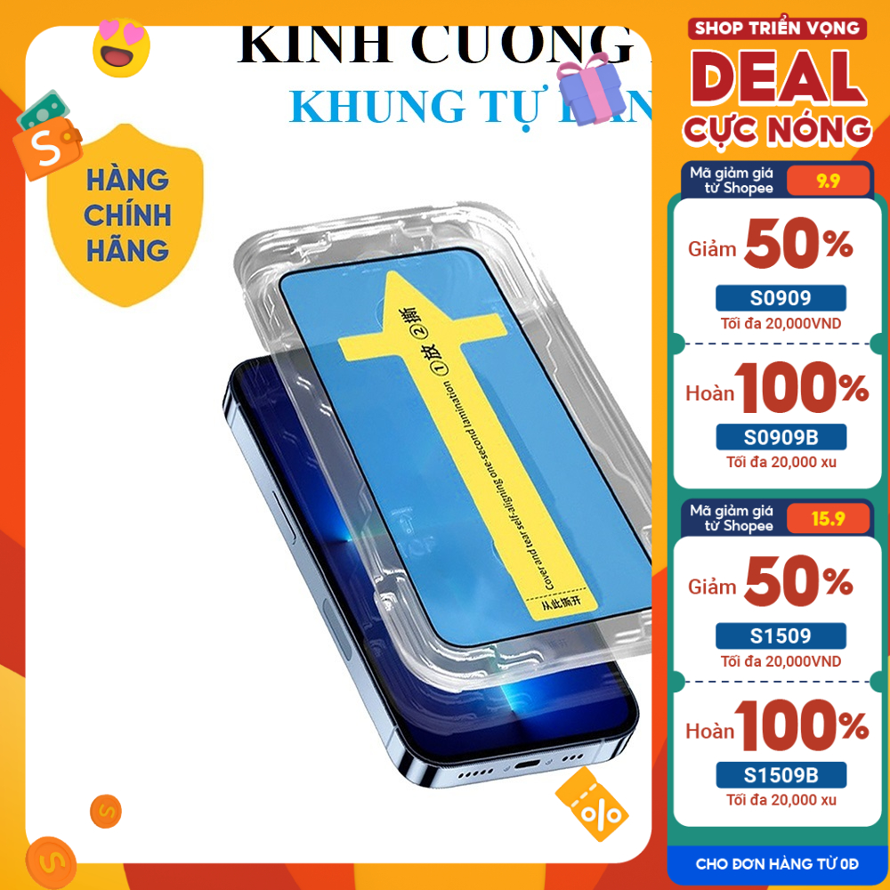 Cường lực iphone tự dán dành cho iphone X/Xs/Xr/Xsmax/11/11pro/11promax/12/12pro/12promax/13/13pro/13promax - 1900case