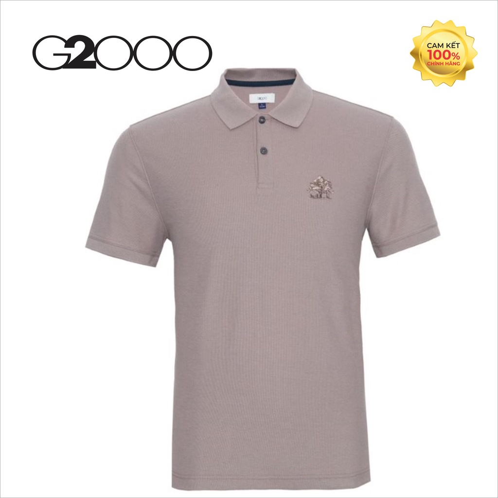 Áo Polo Nam Smart Fit G2000 (1117160118) Tay Ngắn Màu Nâu Caramel
