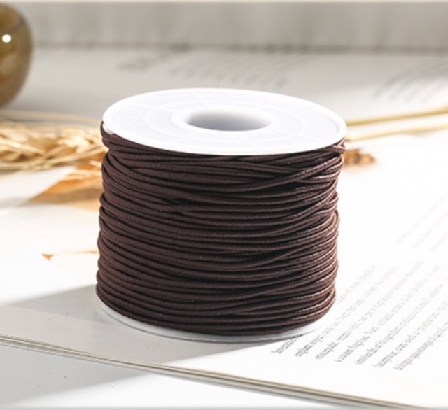 Cuộn 50mét dây chun dù co dãn xâu vòng gỗ (tặng kèm kim xâu) - MH844