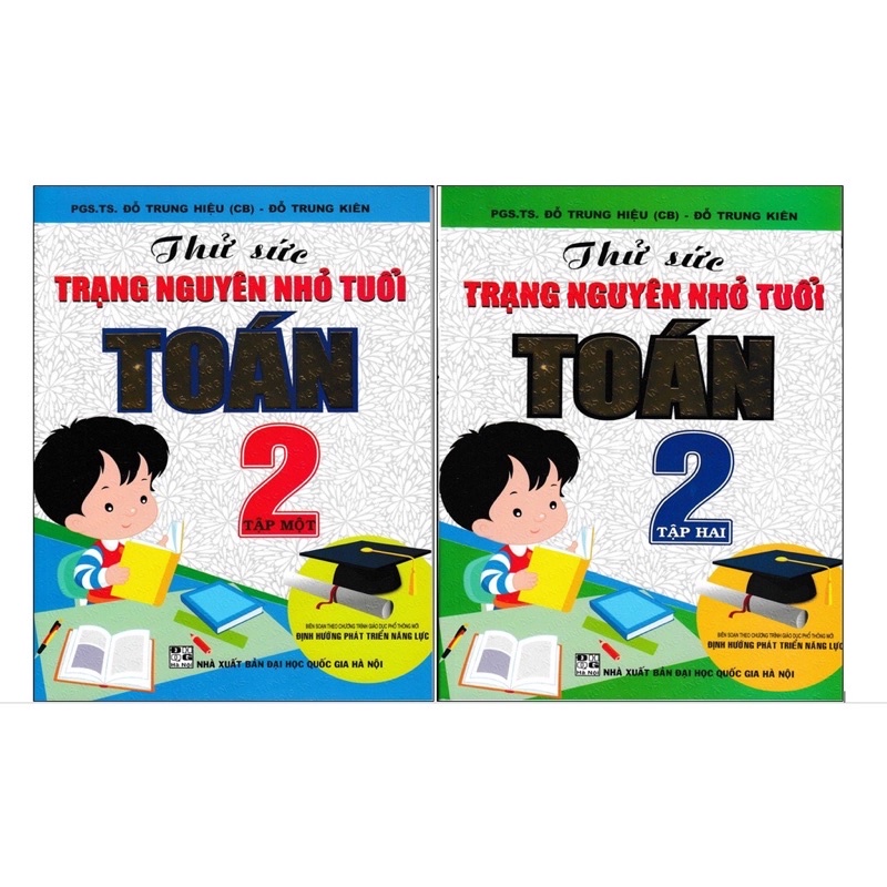 Sách - Combo Thử Sức Trạng Nguyên Nhỏ Tuổi Môn Toán Lớp 2 Tập 1 + Tập 2 (Biên Soạn Theo Chương Trình Mới)