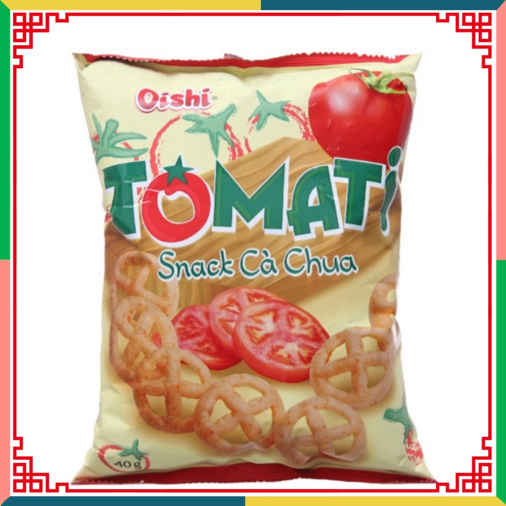 Bim Bim Snack quả cà chua Oishi gói 40g ( Đại lý Ngọc Toản)