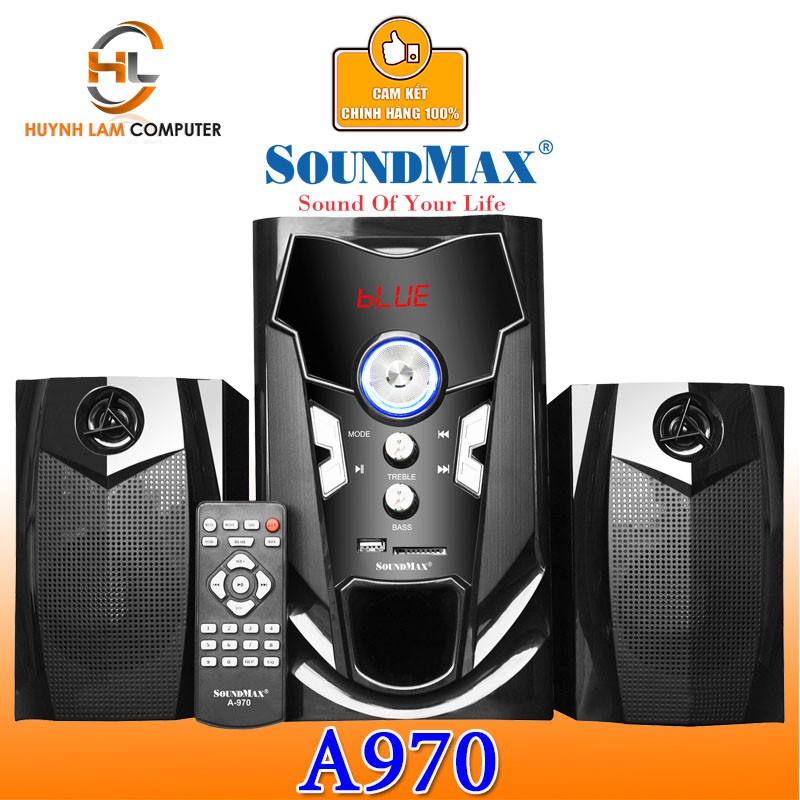 Loa SoundMax-Loa vi tính SoundMax 2.1 A970 âm thanh mạnh mẻ Triệu Gia