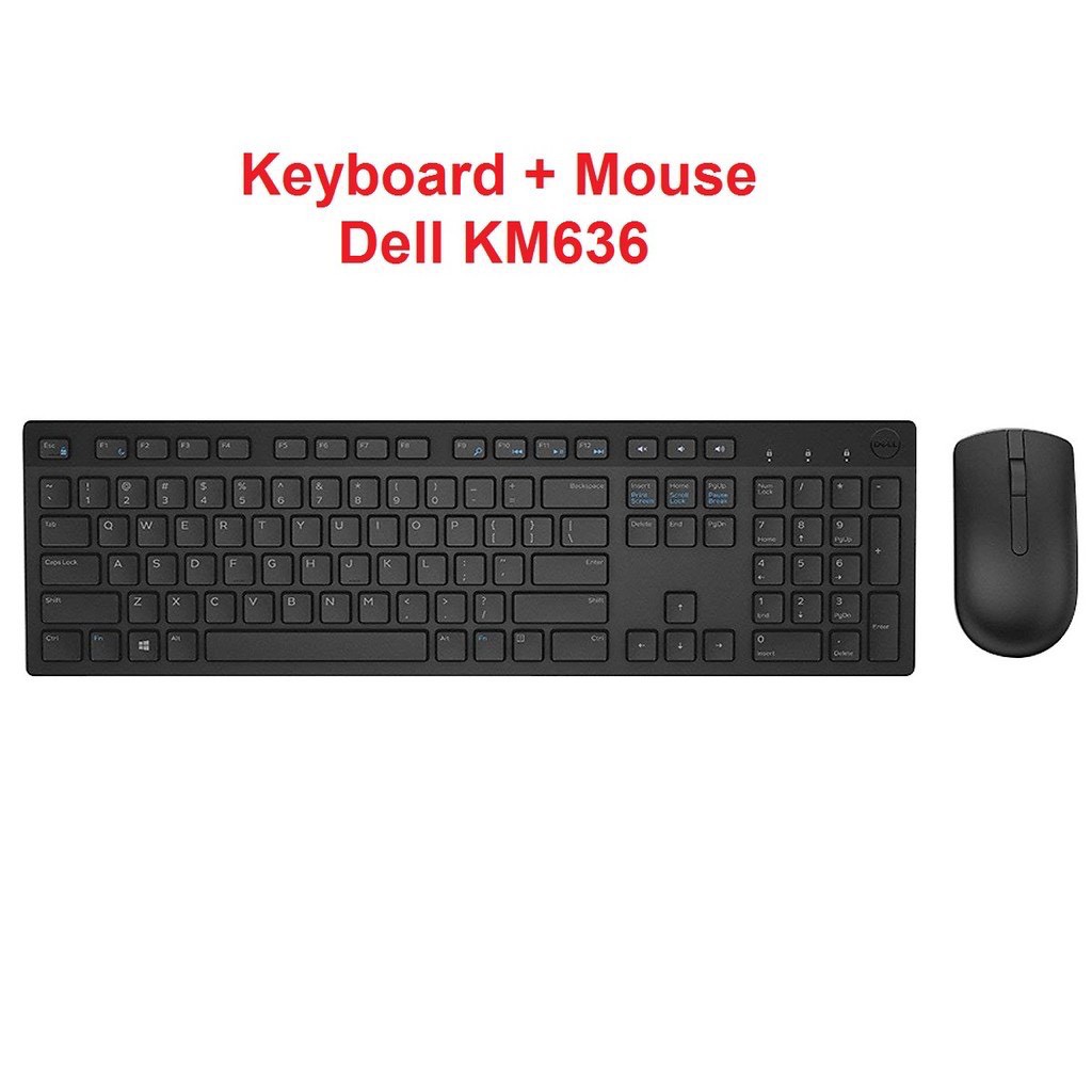 Bộ bàn phím và chuột không dây DELL KM636 | BigBuy360 - bigbuy360.vn