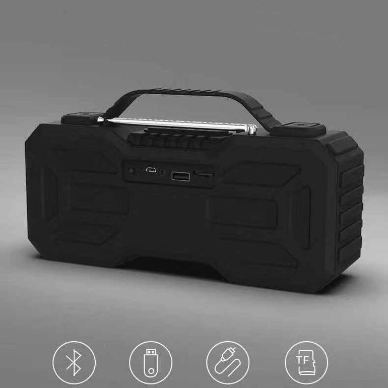 Loa bluetooth siêu bền KIMISO KMS-301 TWS hỗ trợ kết nối cùng lúc 2 loa