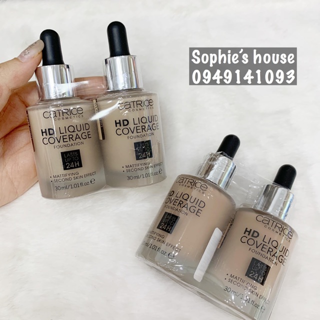 Kem nền Catrice HD Liquid Coverage Foundation