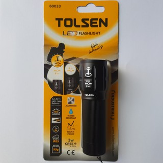 Đèn pin siêu sáng chiếu xa 120m Tolsen
