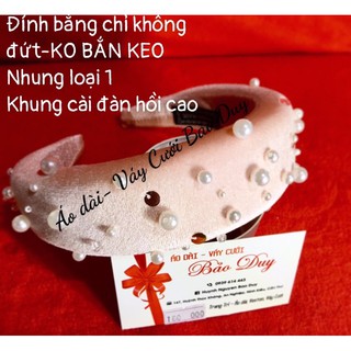mấn nhung đỏ hay còn làm cài tóc cô dâu