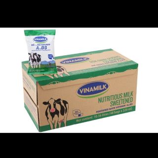 1 bịch sữa tươi Vinamilk có đường 220 ml