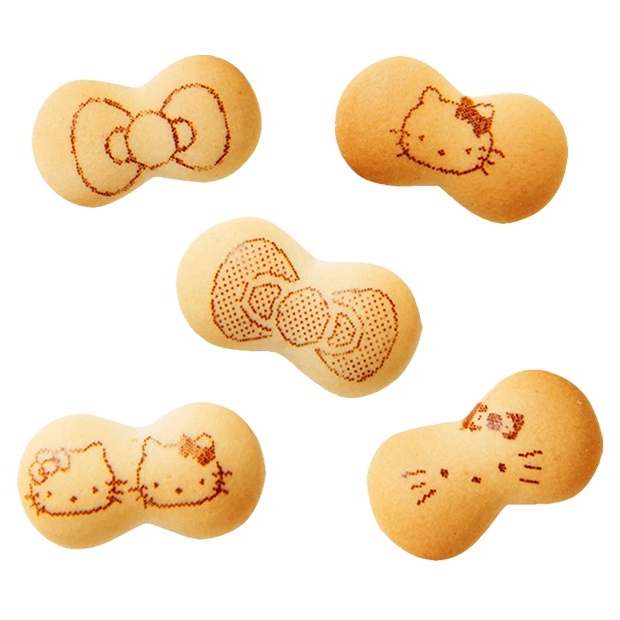 Dây bánh qui Hokka Nhật Bản hình Moonminvaley và Sanrio 4 gói 80g