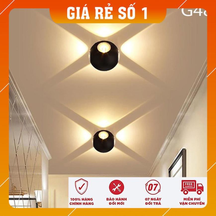 Giá Rẻ Số 1 Đèn trang trí hắt tường 4 chiều - 12w chống nước G48