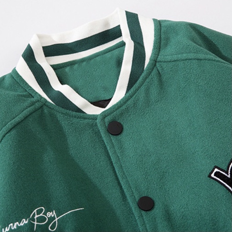 Varsity Jacket Thêu Chữ BB