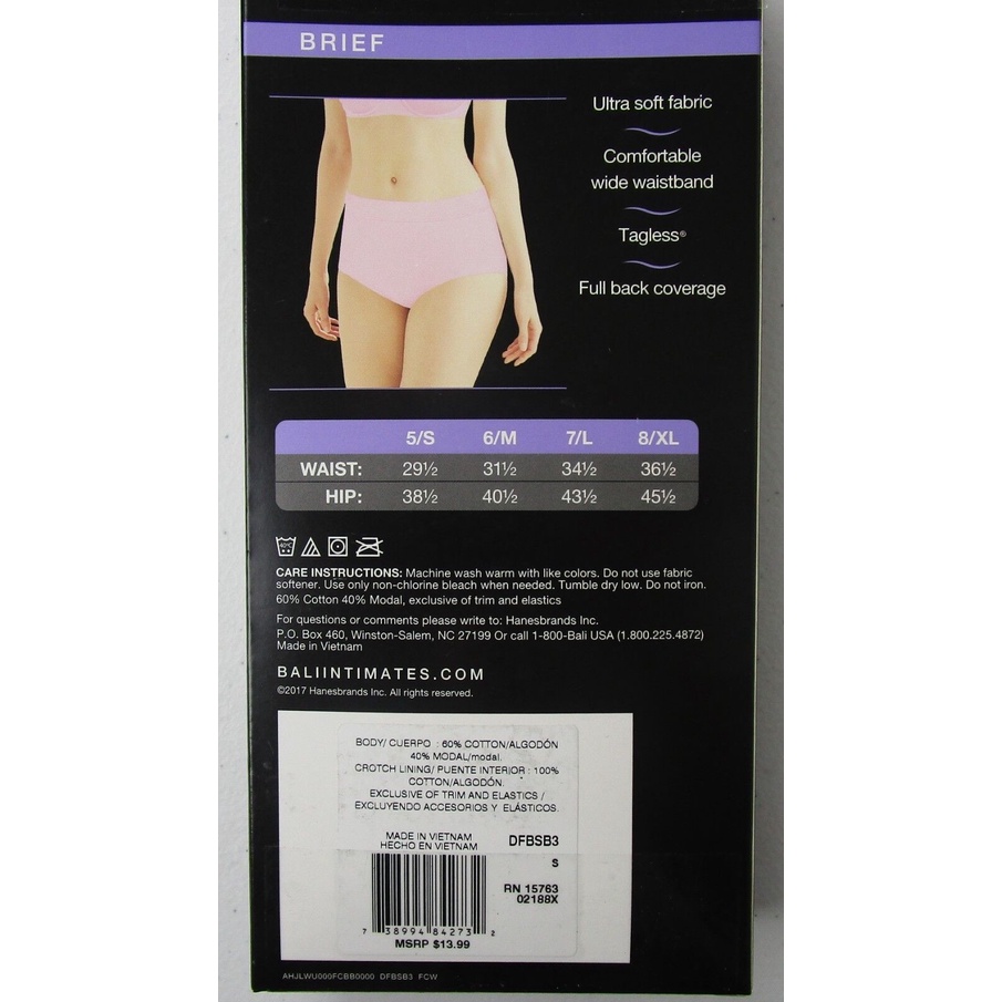 Hàng xuất xịn - Set 5c Quần lót cotton dáng Briefs xuất khẩu có big size
