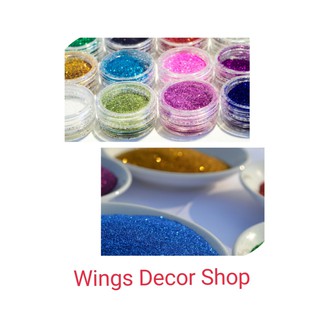 Bột kim tuyến hạt nhỏ nguyên liệu trang trí