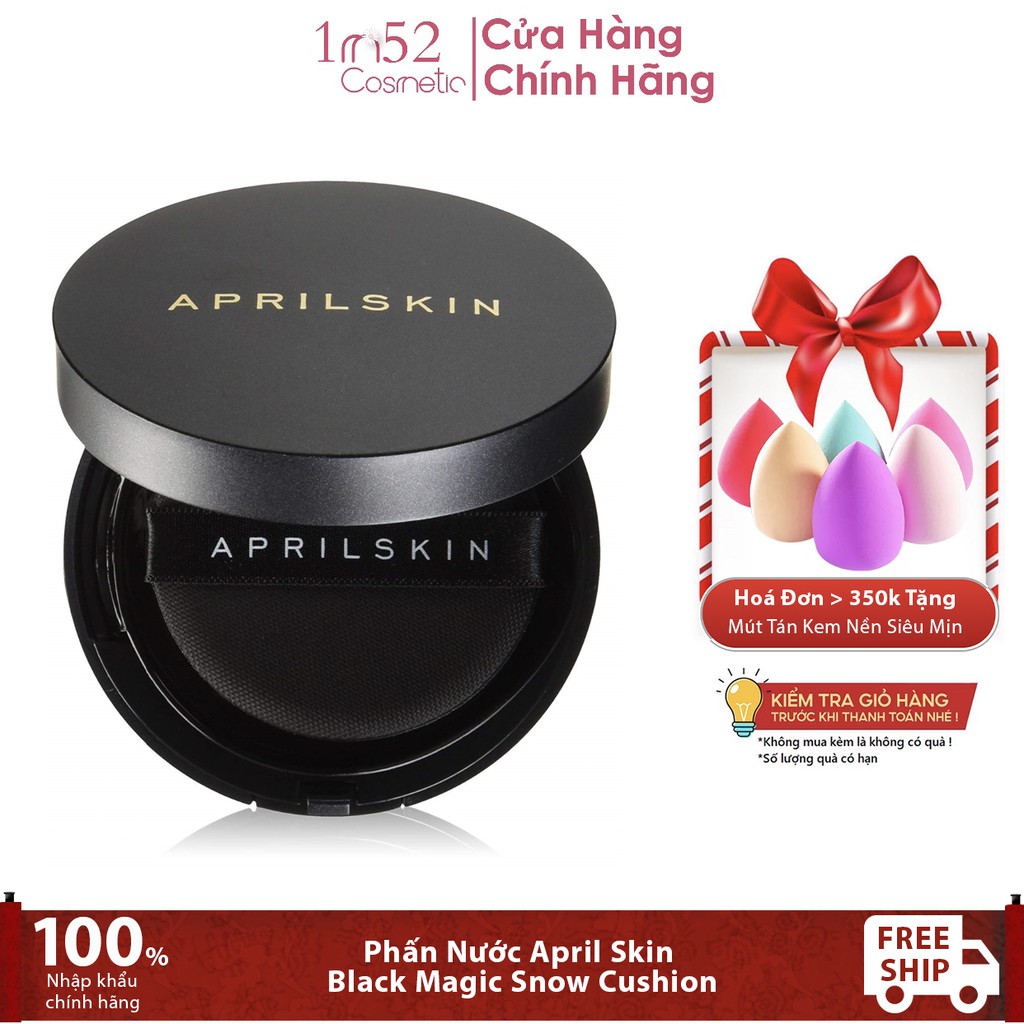 Phấn Nước April Skin Black Magic Snow Cushion