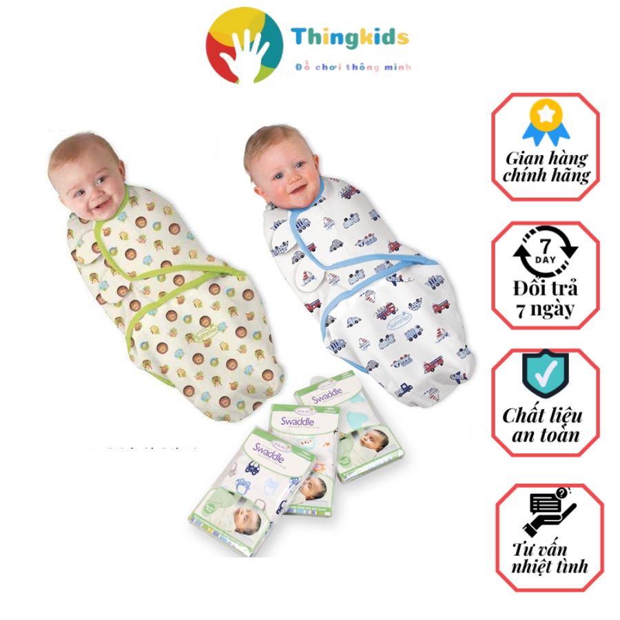 Khăn ủ kén cho bé sơ sinh SwaddleMe chống giật mình - Thingkids