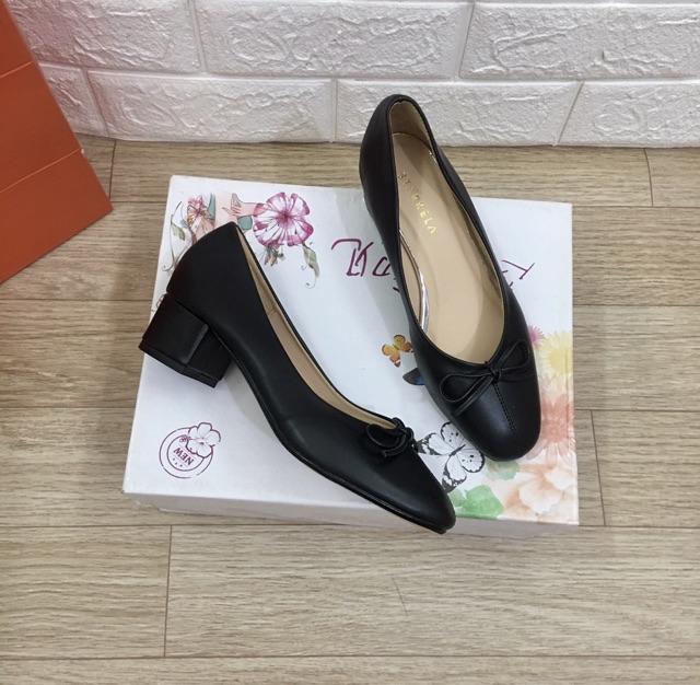 Giầy nơ gót 3 p