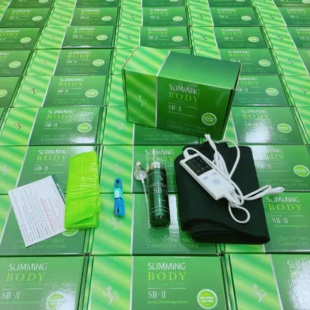 Đai Nịt Bụng Giảm Mỡ Ủ Nóng Slimming Body SB2 Full Bộ Kèm Tinh Dầu Giảm Mỡ Bụng Đánh Bay Mỡ Thừa