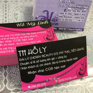 10 hộp / 1.000 tờ danh thiếp - Name card - card visit