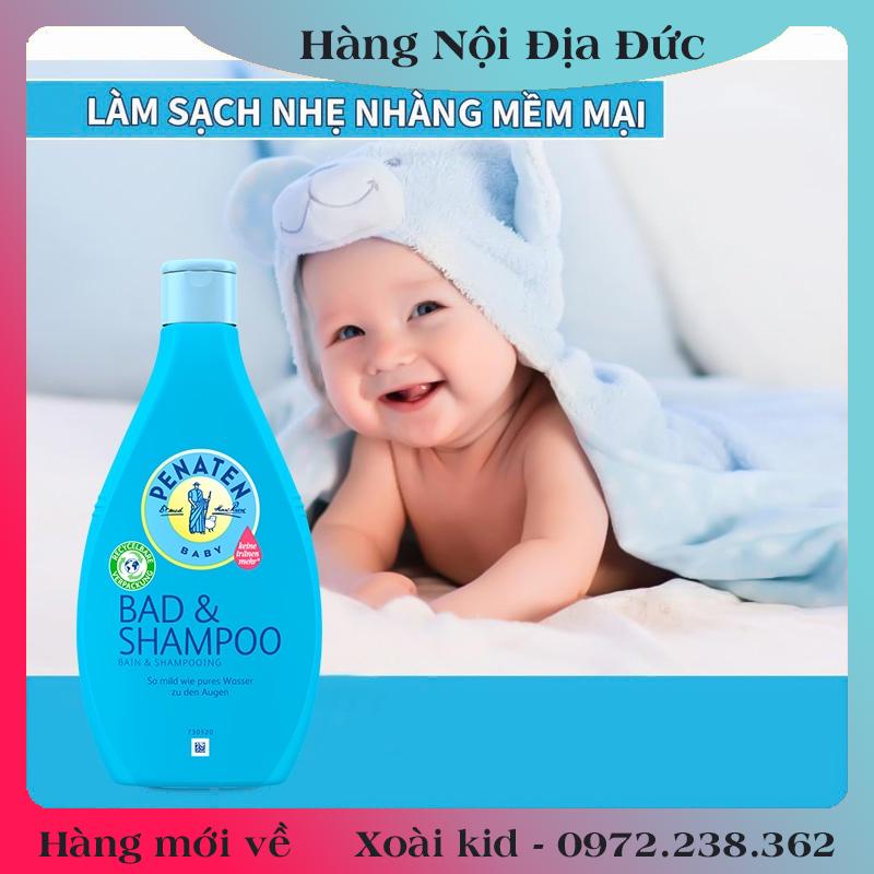 [auth] Sữa tắm gội chống cảm Penaten 400ml Đức cho bé từ sơ sinh [ Mẫu mới nhất đủ bill] [Hot]