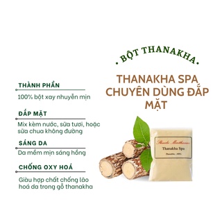 BỘT ĐẮP MẶT DƯỠNG DA THANAKHA SPA