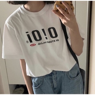 Áo thun brand Hàn 5252byO!Oi( tặng kèm sticker theo hãng )