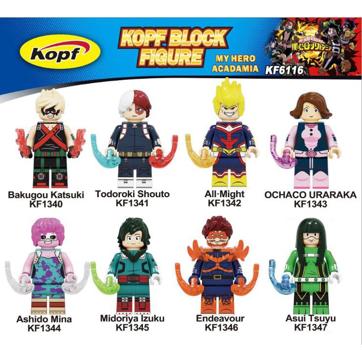 Đồ chơi lắp ráp Minifigures nhân vật MyHeroAcademiaKF6116