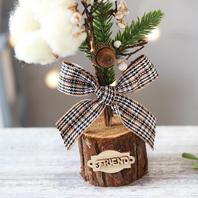 Cây thông noel mini trang trí để bàn siêu xinh