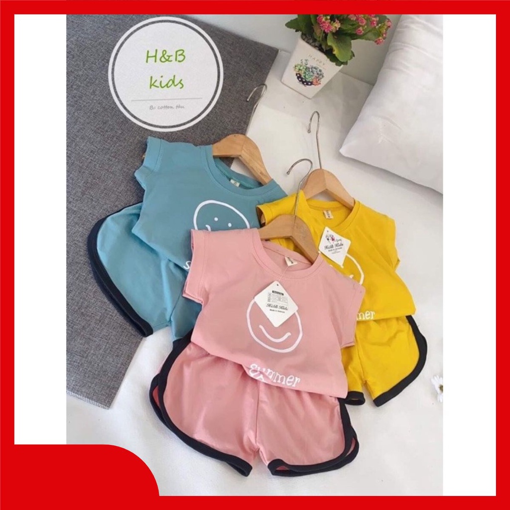 [XẢ HÀNG THANH LÝ] Bộ đồ cộc tay cotton mặc nhà dành cho bé