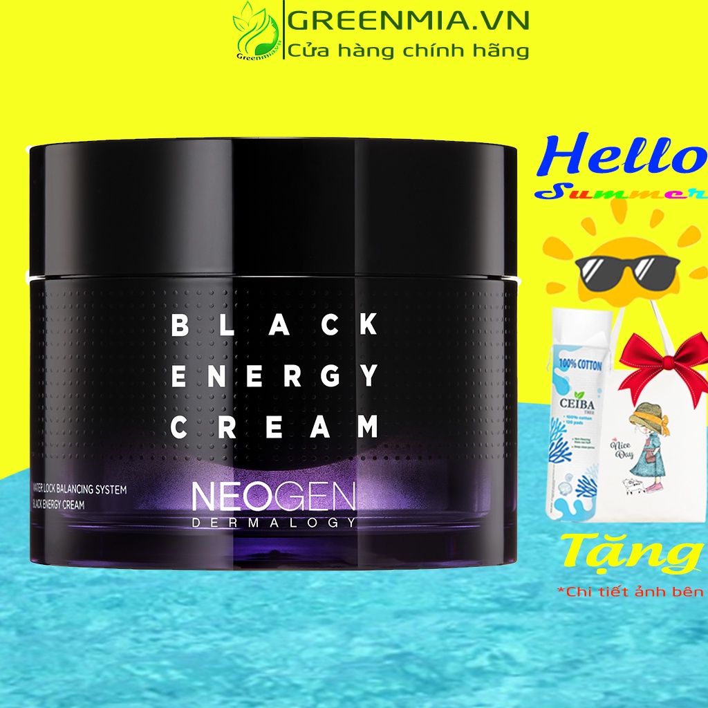 Kem Dưỡng Neogen Cấp Nước Nuôi Dưỡng Làn Da Dành Cho Da Dầu Và Da Nhạy Cảm Neogen Dermalogy Black Energy Cream 80ml