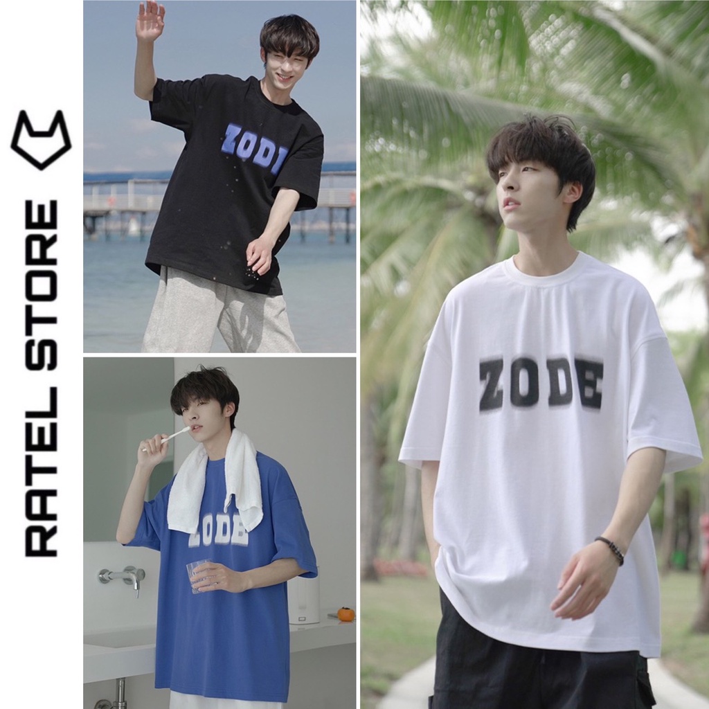 Áo Thun Local Brand T-Shirt Nam Nữ ZODE CHỮ TO MỜ Mùa Hè Unisex Form Rộng