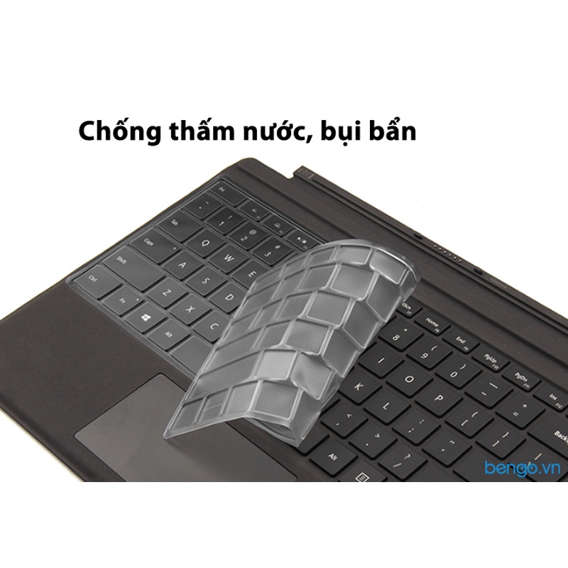 Phủ Phím Silicone Microsoft Surface Pro 7+/7/6/5/4/X, Laptop 3 13/15&quot; JRC Trong suốt