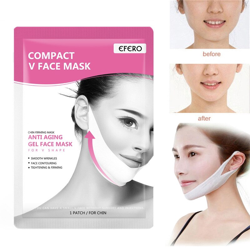[Hàng mới về] Mặt nạ thon gọn mặt tạo cằm chữ V 3D cho nữ
