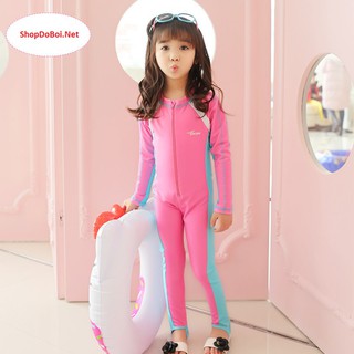 Bộ đồ bơi liền thân bé gái kháng nước BBG6192