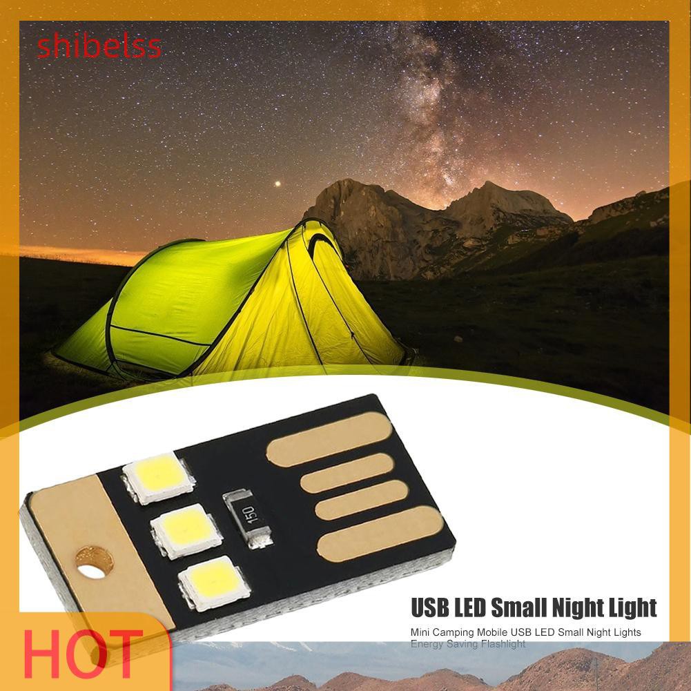 Đèn ngủ LED nhỏ mini USB tiết kiệm năng lượng thích hợp đi cắm trại | BigBuy360 - bigbuy360.vn