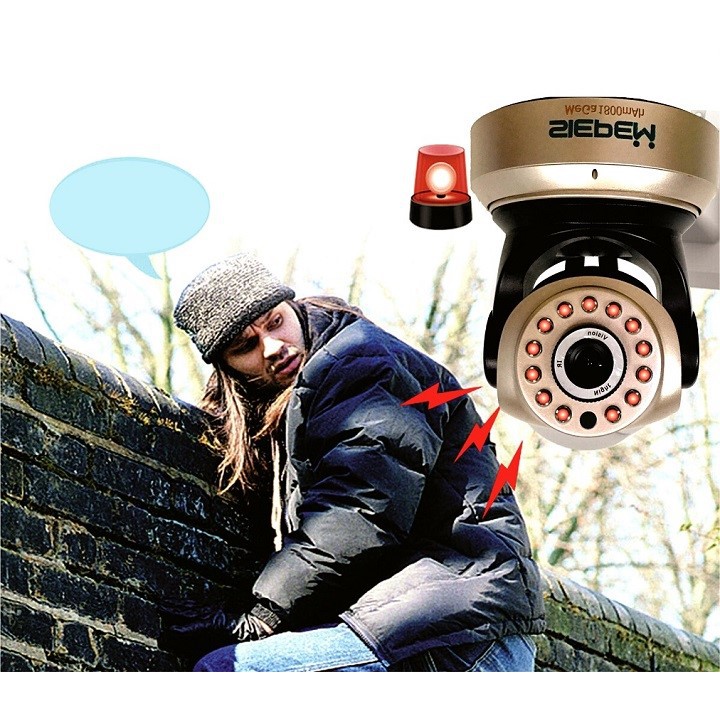 CAMERA NHÀ GIÀU Siêu Nét 4.0 - Cúp Điện Vẫn Quay. Pin 1800mAh