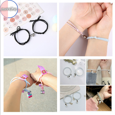 2 Vòng Tay Nam Châm Hình Nhà Du Hành Vũ Trụ Cho Cặp Đôi