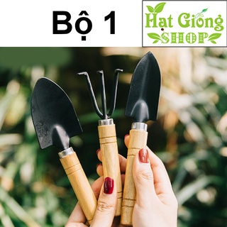 Bộ Dụng Cụ Làm Vườn - Bộ Cuốc Xẻng Mini (bộ 3 cái)