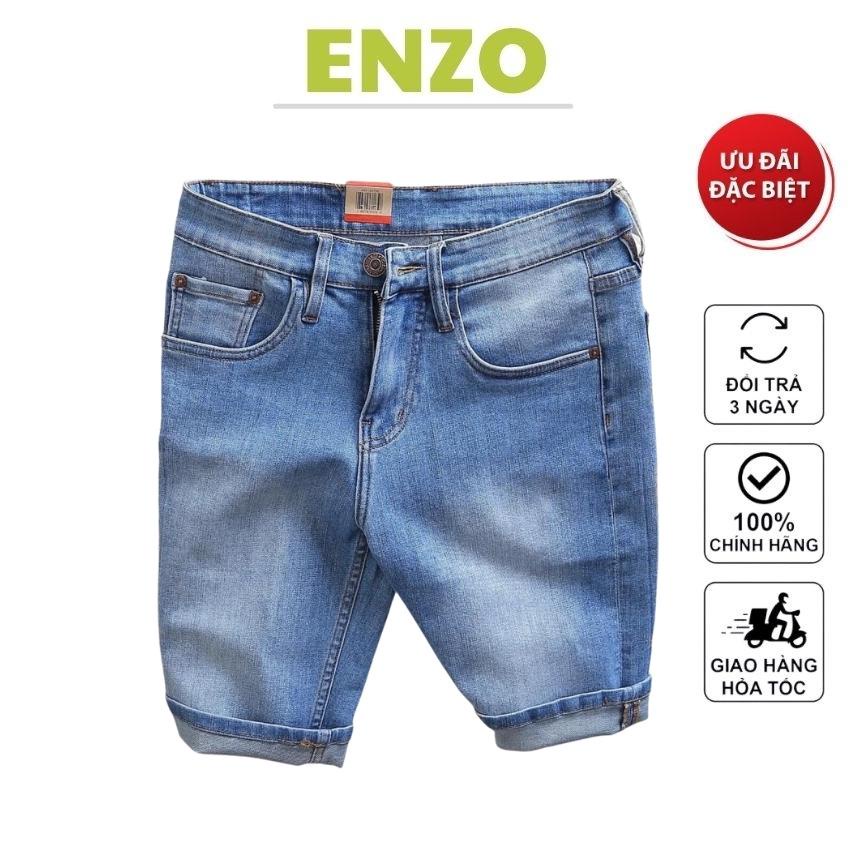 Quần short jean nam big size ZR chất bò form body 4 màu full team cao cấp _ ENZO