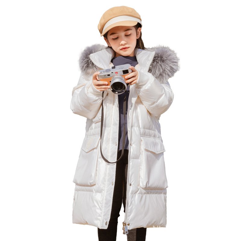 Children Girls Long Coat Thick Coat Male Children