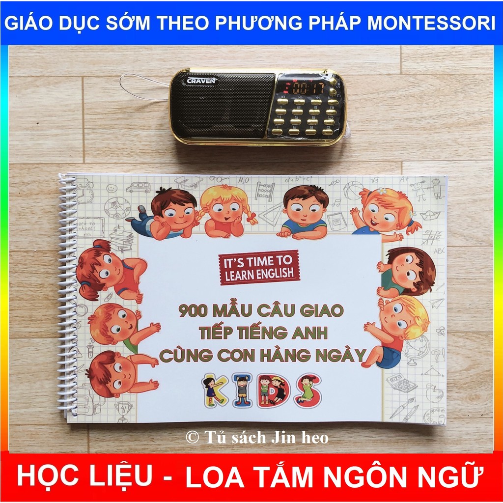 HỌC LIỆU 900 mẫu câu tiếng anh giao tiếp Tiếng Anh cùng con hàng ngày