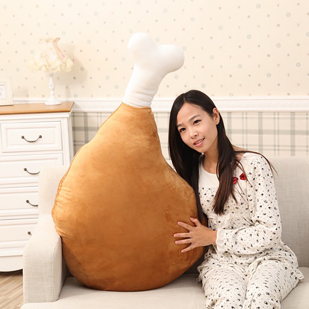 Đồ chơi nhồi bông Hình Đùi Gà 3d Mềm Mại Cho Bé
