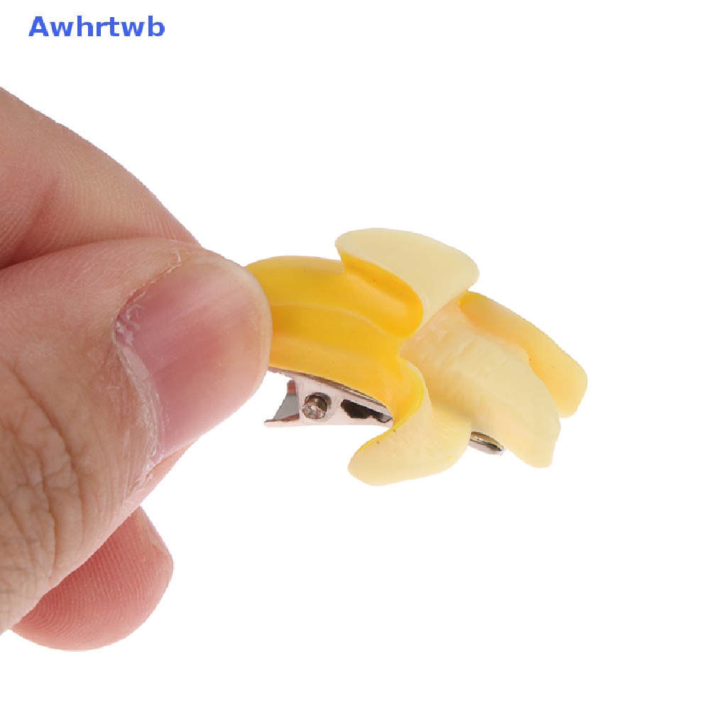 Set 2 Kẹp Tóc Hình Quả Chuối Sáng Tạo Cho Nữ Mới