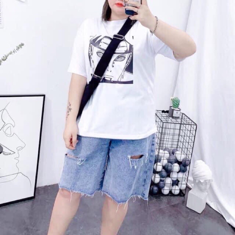 [Mã WASTMAY giảm 15% tối đa 30K đơn 150K] (Bigsize 30-35) Quần Ngố Cotton Rách Sole Đùi, Lưng Cao, Không Giãn, Tua Lai | BigBuy360 - bigbuy360.vn